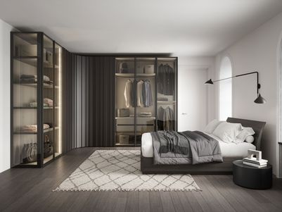 Schrank Stave & Bett Bend von PAUL LEVÍN